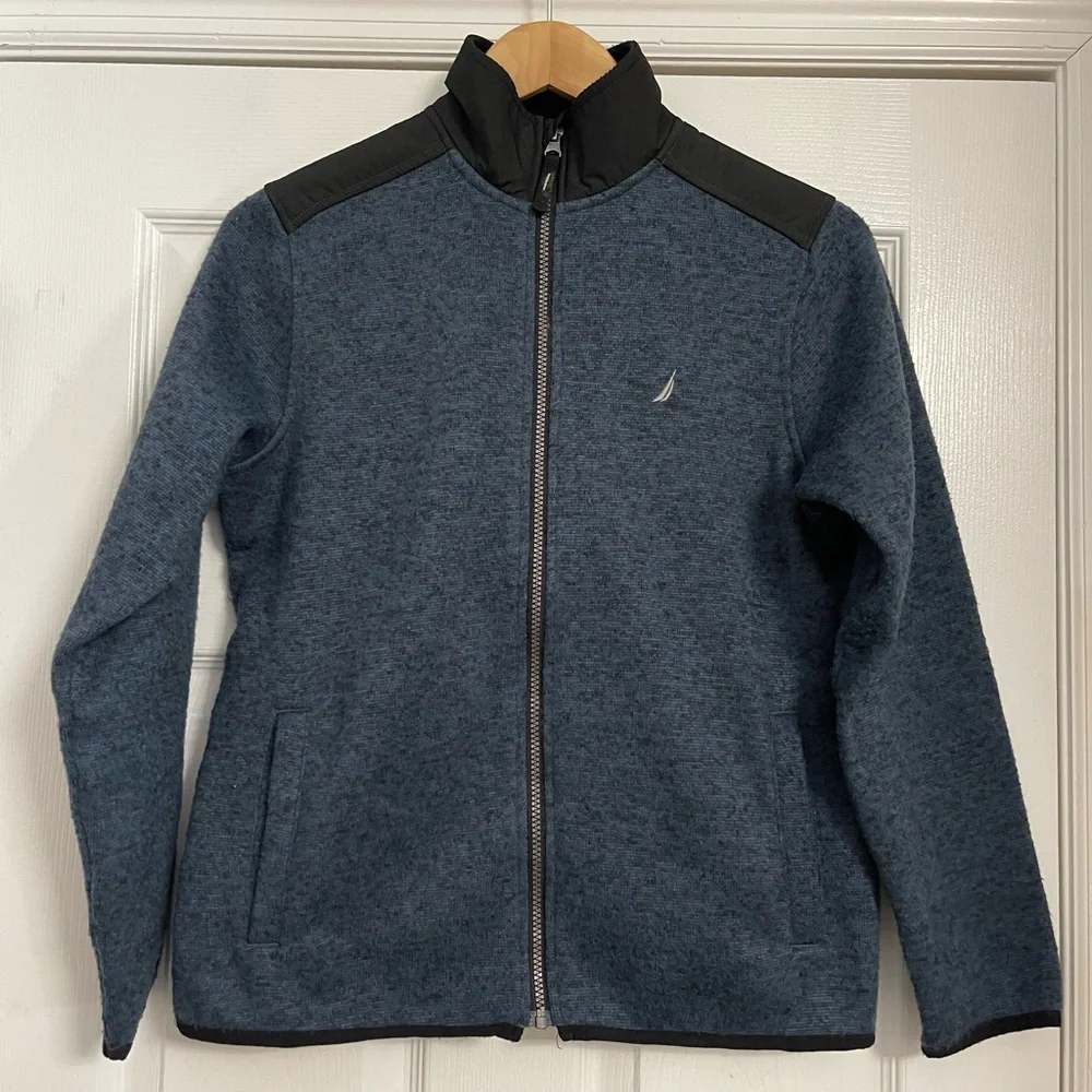 Nautica Boys Navy and Black Jacket